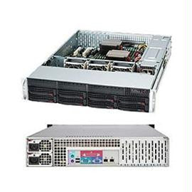 Supermicro Case Rackmount CSE-825TQ-563LPB 2U 560W Black 8x3.5SAS-SATA Slim DVD