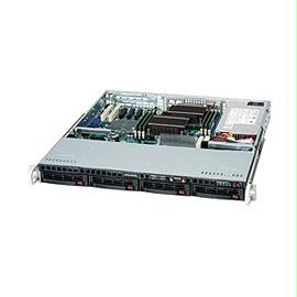 Supermicro Case Rackmount CSE-813MTQ-600CB 1U Black 600W 4xSAS-SATA 4xPWM Fan ATX