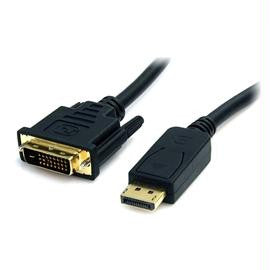 StarTech Cable DP2DVI2MM6 6 Feet Display Port to DVI Male-Male