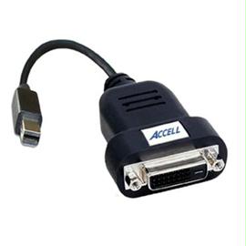 Accell Video Accessory B087B-006B Mini DisplayPort to DVI-D UltraAV Single-Link Adapter