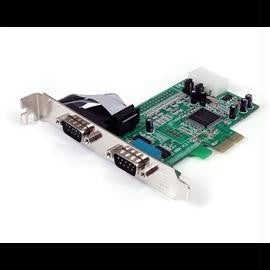 StarTech IO PEX2S553 2 Port Native PCI-Express RS232 Serial Adapter Card with 16550 UART