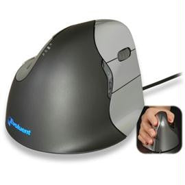 Evoluent VM4R Mouse VerticalMouse 4 Right USB 6 Button Brown Box