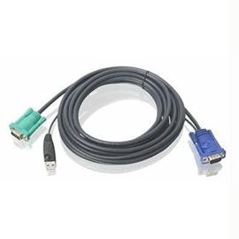 IOGEAR Cable G2L5205U 16feet USB KVM SPHD-15 Male- HDB-15 Male-USB Type A Male