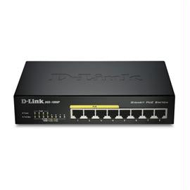 D-Link Switch DGS-1008P 8-Port Gigabit Unmanaged Desktop with 4 -PoE Ports