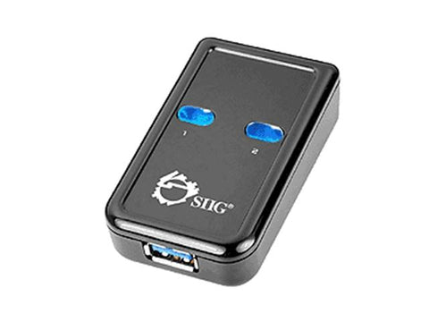 SIIG Accessory JU-SW0012-S1 SuperSpeed USB 3.0 Switch 2-to-1