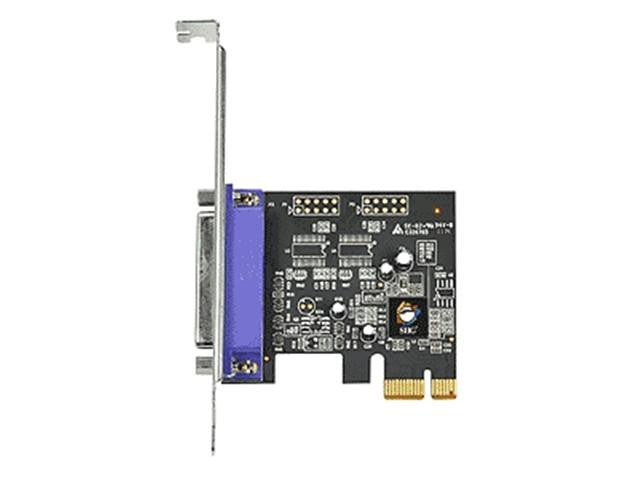 SIIG IO Card JJ-E01211-S1 DP 1xPort ECP-EPP Parallel PCIe Brown Box