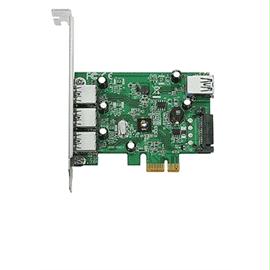 SIIG Accessory JU-P40212-S1 Dual Profile USB 3.0 4Port PCI Express Adapter Card