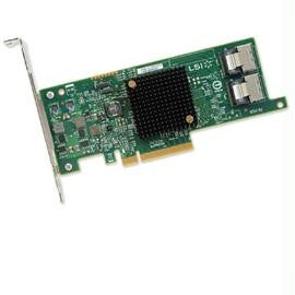 LSI Logic Controller Card H5-25412-00 SAS 9207-8i 8Port Internal SAS-SATA 6Gb-s PCI Express Single