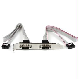 StarTech Accessory PLATE9M2P16 2Port 16incj DB9 Bracket to 10Pin Header