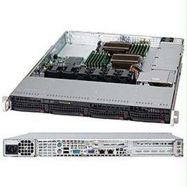 Supermicro Case CSE-815TQ-600WB 1U 600W 4x3.5inch Bay SATA-SAS Low Profile Black