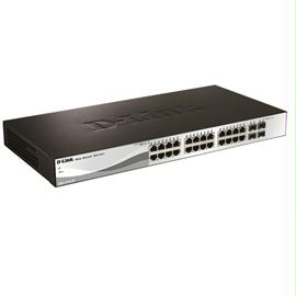 D-Link Network DGS-1210-28P 24Port PoE GbE WebSmart Switch 24x10-100 SFP Ports