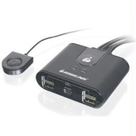 IOGEAR Network GUS404 4x4 USB 2.0 Peripheral Sharing Switch