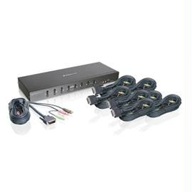 IOGEAR Network GCS1208KIT1 8Port Dual Link DVI KVMP Switch Kit