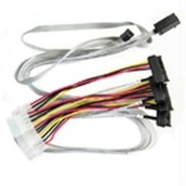 Adaptec Cable 2280100-R 0.8M Internal Mini Serial SCSIx4 SFF-8643 to 4x1 Serial SCSI