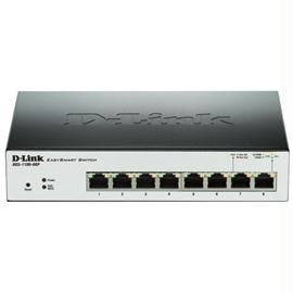 D-Link Network DGS-1100-08P 8Port Gigabit Easy Smart PoE Switch