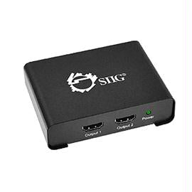 SIIG Accessory CE-H21P11-S1 1x2 HDMI Splitter with 3D and 4Kx2K Brown Box