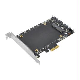 SIIG Controller Card SC-SA0T11-S1 SATA 6Gb-s Adapter 3i+1 SSD Hybrid PCI-Express Brown Box