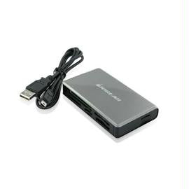 IOGEAR Card Reader GFR281W6 56-in-1 USB2.0 Compact Flash-Micro Drive