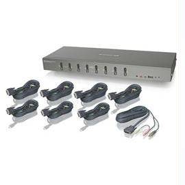 IOGEAR Network GCS1108KIT1 8Port USB DVI KVMP Switch with Cables