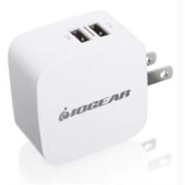 IOGEAR Accessory GPAW2U4 GearPower Dual USB 4.2A 20W Wall Charger