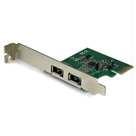 StarTech IO Card PEX1394A2V 2Port 1394a PCI-Express FireWire Card 400Mbps