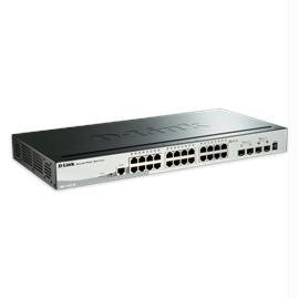 D-Link Network DGS-1510-28P SmartPro 24Port PoE Switch with 2 SFP and 2 10GbE SFP+