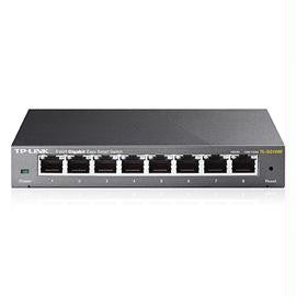 TP-Link Network TL-SG108E 8-Port 10-100-1000Mbps RJ45 Gigabit Easy Smart Switch