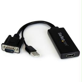 StarTech Accessory VGA2HDU VGA to HDMI Adapter with USB Power and Audio 1080p