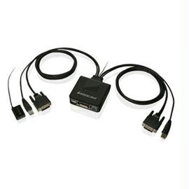 IOGEAR Network GCS922U 2Port USB DVI Cable KVM Switch