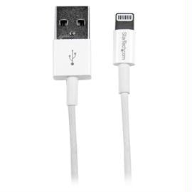 StarTech Cable USBLT1MWS 1m White Apple 8Pin Slim to USB for iPhone-iPod-iPad