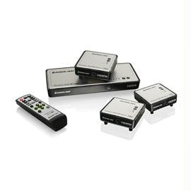 IOGEAR Accessory GWHDMS52MBK3 LongRange Wireles 5x2 HDMI Matrix PRO with 2 Additional Receiver