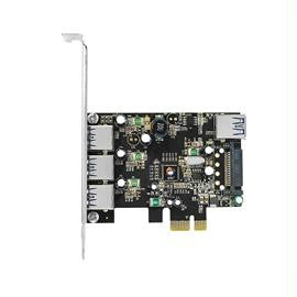 SIIG Controller Card JU-P40611-S2 DisplayPort USB3.0 4Port PCI-Express i-e VL Brown Box