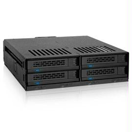 ICY DOCK Removable Storage MB324SP-B 4Bay 2.5inch SAS-SATA HDD-SSD H ot Swap Mobile Rack for Single 5.25inch Bay