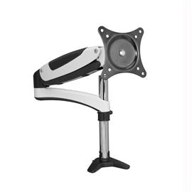 SIIG Monitor Accessory CE-MT1H12-S1 Full-Motion Easy Access Single Monitor Desk Mount White