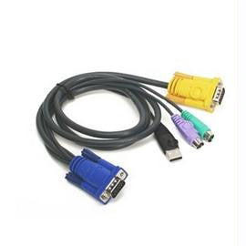 IOGEAR Cable G2L5303UP 10feet PS-2-USB KVM Cable