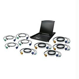 IOGEAR Network GCL1908KITU 8-Port 19inch LCD KVM Drawer Kit with USB KVM Cables