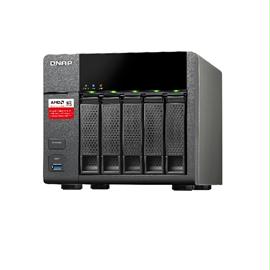 QNAP Network Attachment Storage TS-563-8G-US 5Bay AMD x86 Quad Core 2.4GHz 8GB DDR3 SATA 10GbE