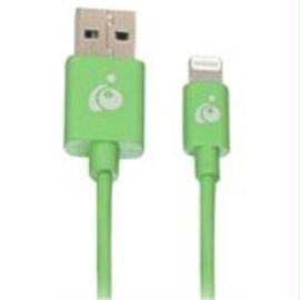 IOGEAR Cable GRUL01-GR 3.3FT Charge and Sync Flip Reversible USB to Lighting Green