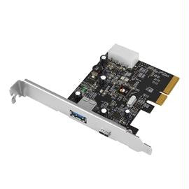 SIIG Controller Card JU-P20A12-S1 2-Port USB 3.1 PCI-Express Host Adapter Card Type-A-C