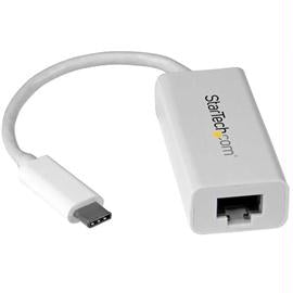 StarTech Accessory US1GC30W USB-C to Gigabit Adapter USB 3.1 Generation 1 5Gbps White