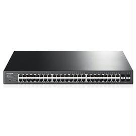 TP-Link Network T1600G-52PS 48-Port JetStream Gigabit Smart PoE+ Switch with 4xSFP Slot Brown Box