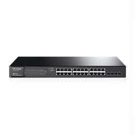 TP-Link Network T1600G-28PS 24-Port Gigabit Smart PoE+ Switch with 4xSFP Slots Brown Box