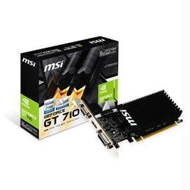 MSI Video Card GT 710 2GD3H LP GT710 2GB DDR3 OC 64Bit DL-DVID-HDMI-D-sub LowProfile