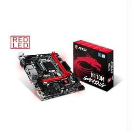 MSI Motherboard H110M Gaming i3-i5-i7 H110 LGA1151 DDR4 32GB SATA PCI Express micro-ATX