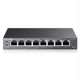 TP-Link Switch TL-SG108PE 8-Port 10-100-1000Mbps RJ45 Gigabit Easy Smart Switch with 4-Port PoE