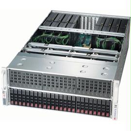 Supermicro System SYS-4028GR-TRT 4U Rackmount E5-2600v3 LGA2011 Socket R3 24x2.5 inch Hot-Swap 1600W Redundant Supplies Power Brown Box