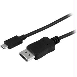 StarTech Cable CDP2DPMM6B 6 feet USB-C to DisplayPort Adapter Cable 4K at 60Hz Male-Male