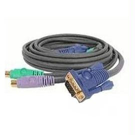 IOGEAR KVM Cable G2L5002P All-in-One Micro-Lite Bonded KVM Cable 6Ft. PS-2