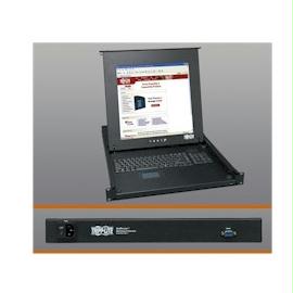 Tripp Lite 1U Rackmount B021-000-17 Console KVM SWITCH WITH 17inch LCD MONITOR -TOUCHPAD -KEYBOARD