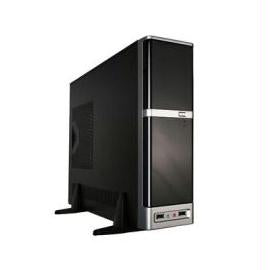 Apex Case DM-387 microATX Desktop Black-Silver 275W 1-1-(1) Bays USB AUDIO Glossy Finished